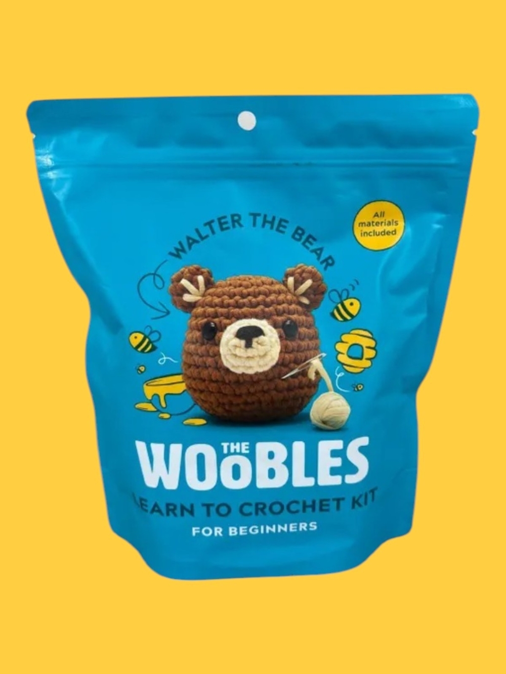 The Woobles Walter the Bear Crochet Kit New Rare Amigurumi